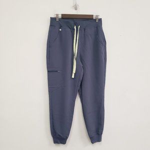 Figs High Waisted Zamora Jogger Scrubs Petite Space Navy